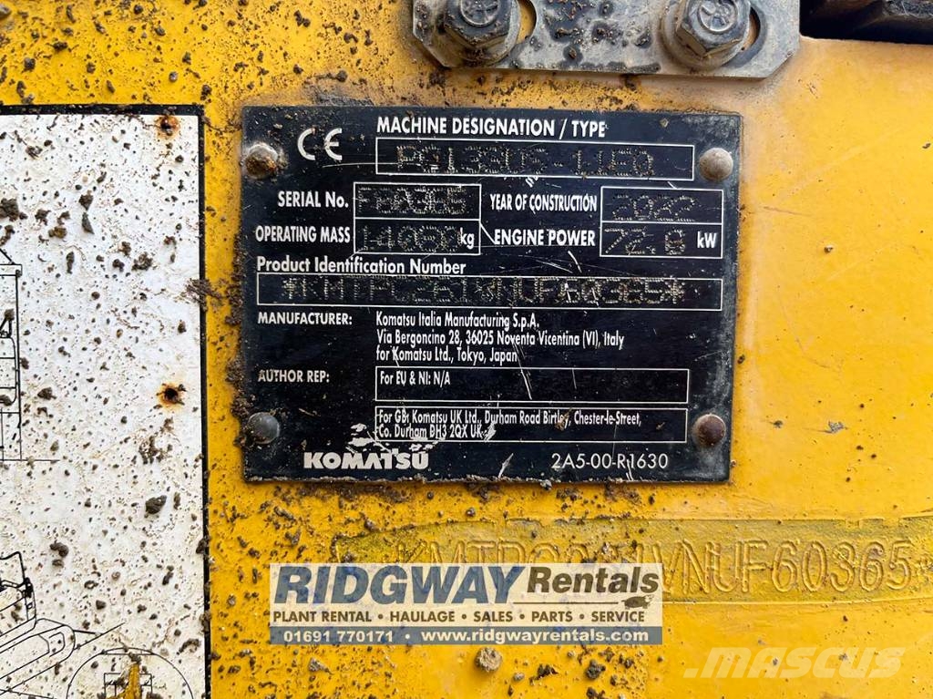 Komatsu PC 138 US-11 Lánctalpas kotrók