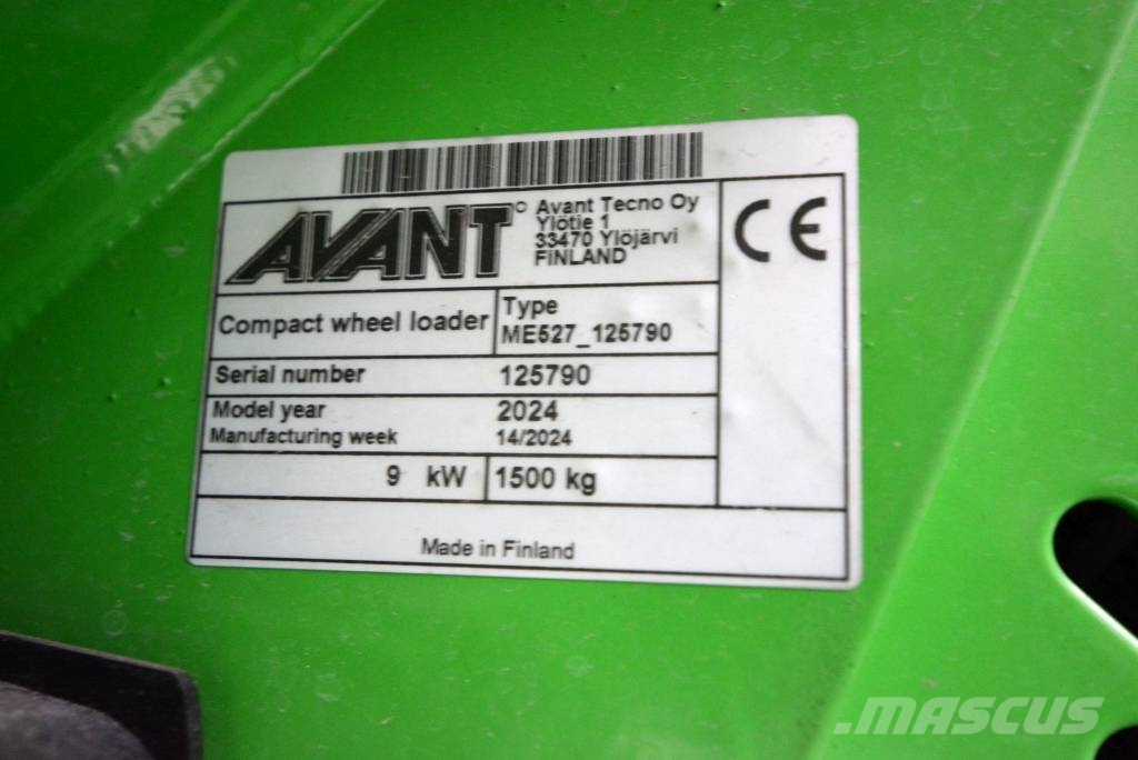 Avant e527 Elektrisch Minilastere