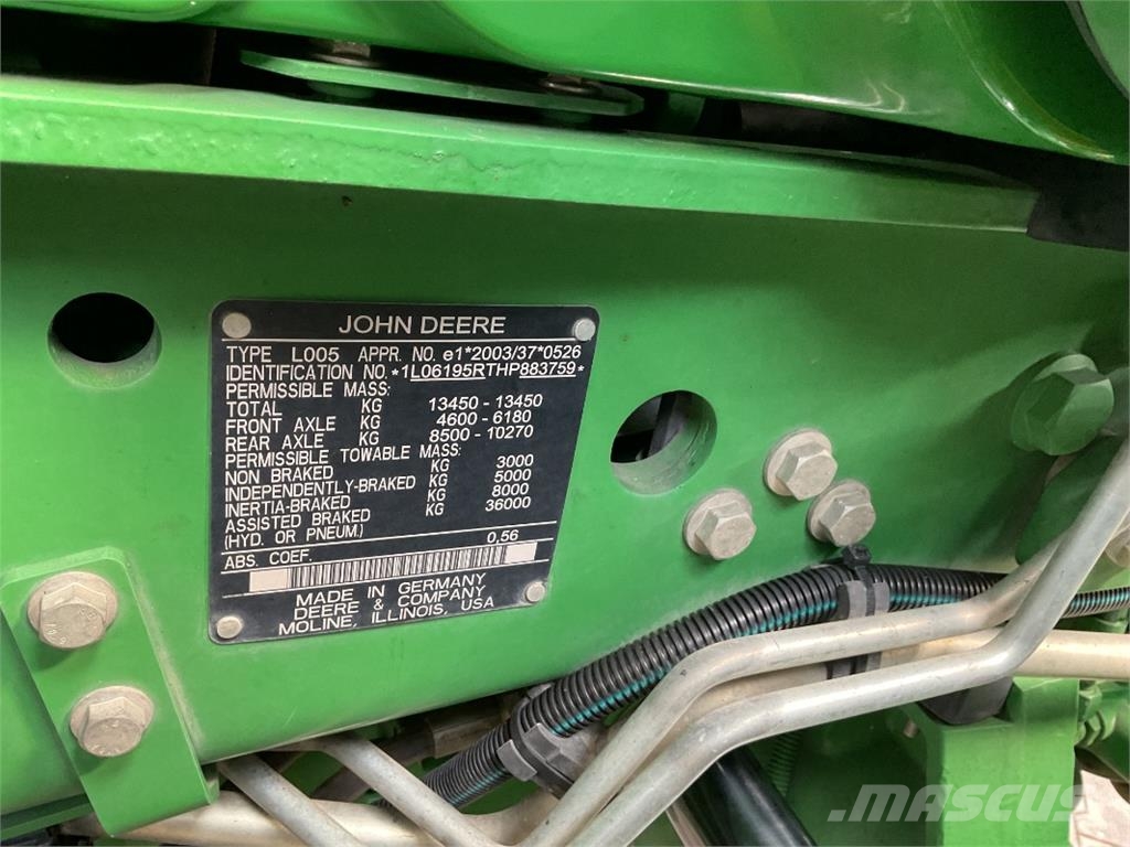 John Deere 6195R Traktori