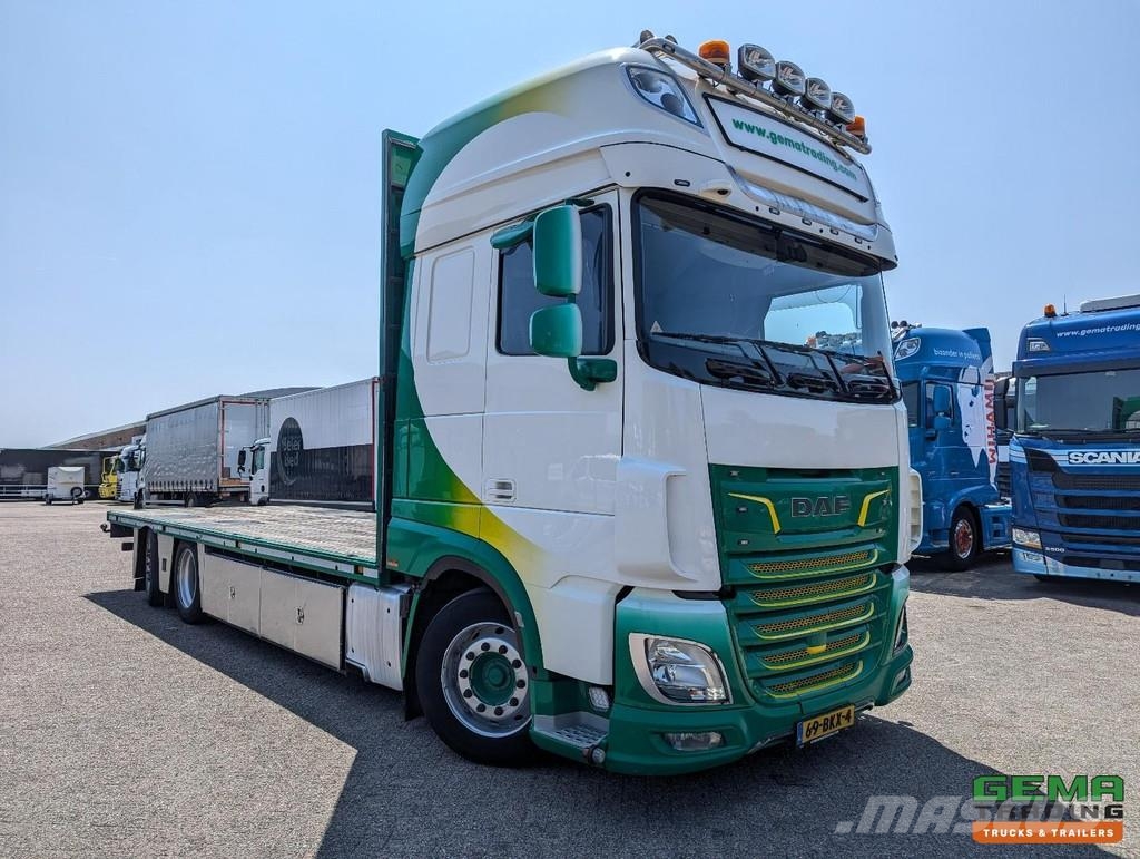 DAF XF 530 FAN 6x2/4 SuperSpaceCab Euro6C - Retarder - Flatbed / Dropside trucks