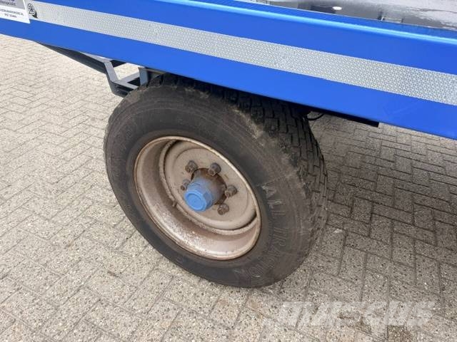 Record PLW 12 ton platte wagen, trailer Remolques de cama baja