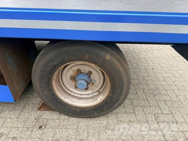 Record PLW 12 ton platte wagen, trailer Remolques de cama baja