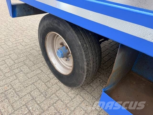 Record PLW 12 ton platte wagen, trailer Remolques de cama baja