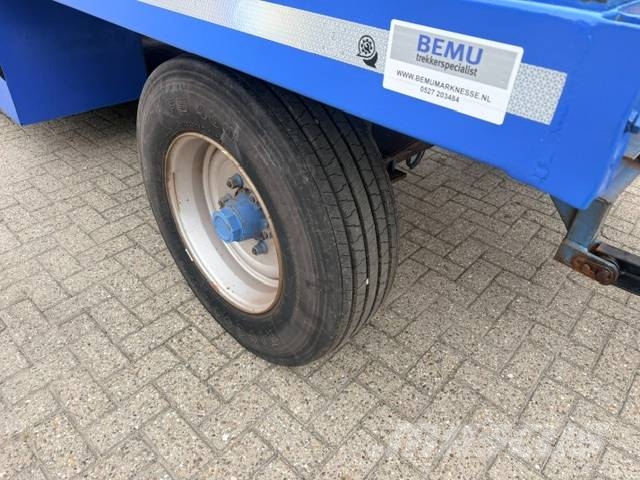 Record PLW 12 ton platte wagen, trailer Remolques de cama baja