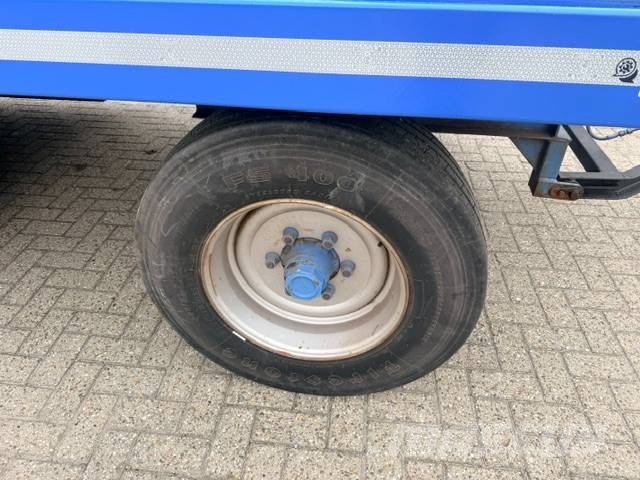 Record PLW 12 ton platte wagen, trailer Remolques de cama baja