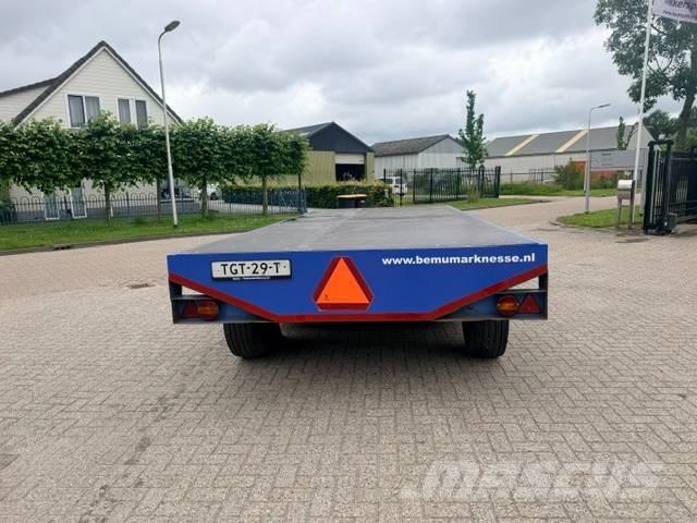 Record PLW 12 ton platte wagen, trailer Remolques de cama baja