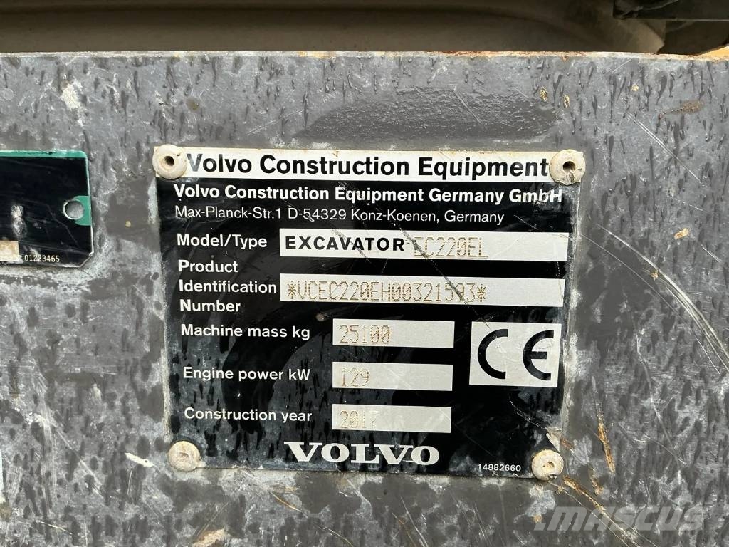 Volvo EC 220 E Pásové rýpadlá