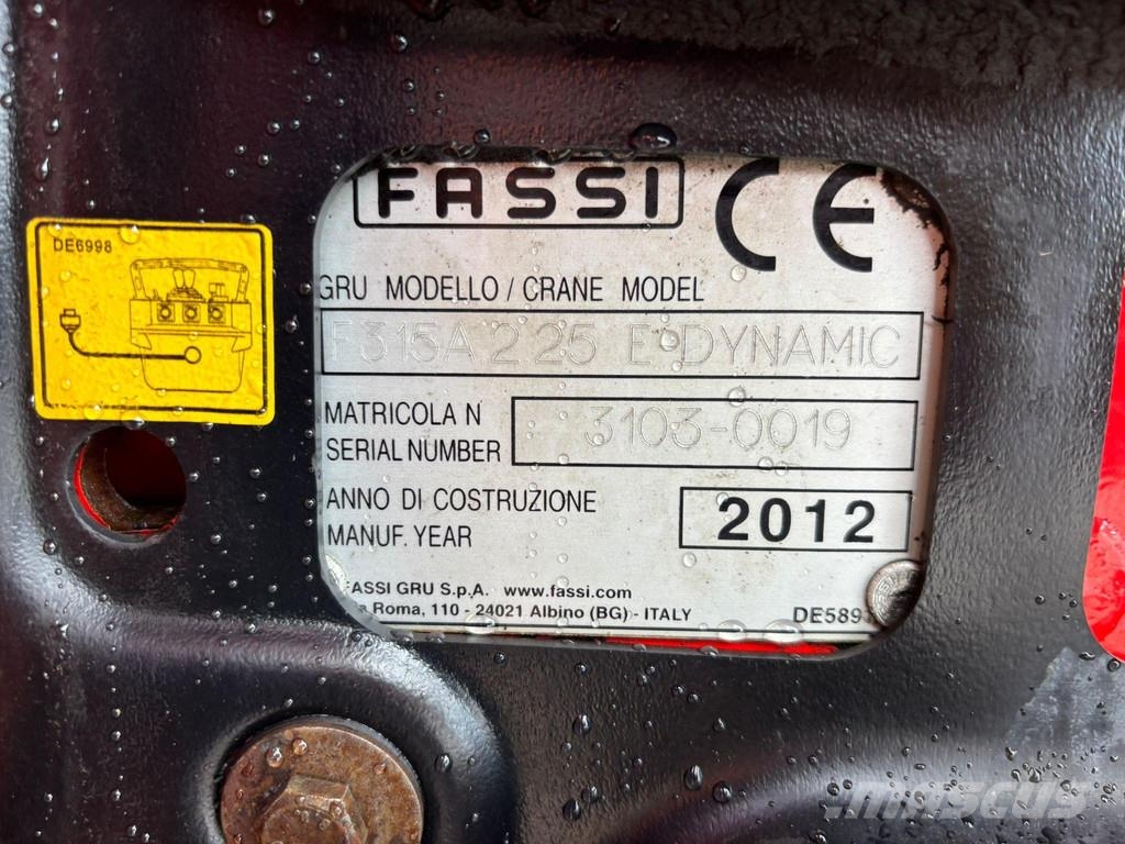 Volvo FH 460 6x2*4 FASSI F315 A2.25 / PLATFORM L=6917 mm Camiones grúa