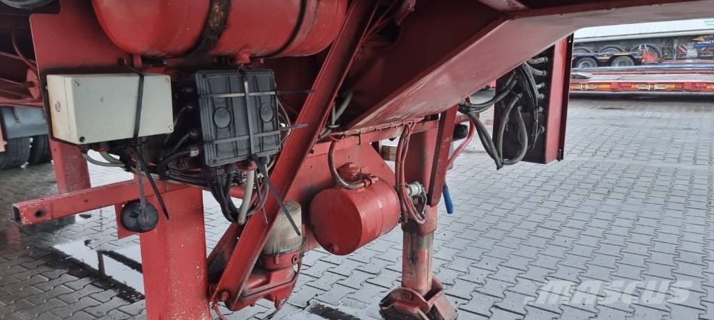Nooteboom Platform 3 axle | 3x TELE - 44m | Ausziehbar Mélybölcsős félpótkocsik