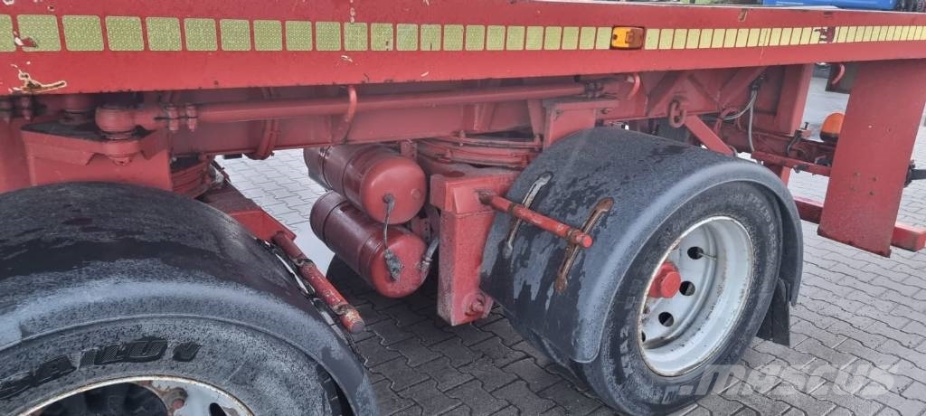 Nooteboom Platform 3 axle | 3x TELE - 44m | Ausziehbar Mélybölcsős félpótkocsik