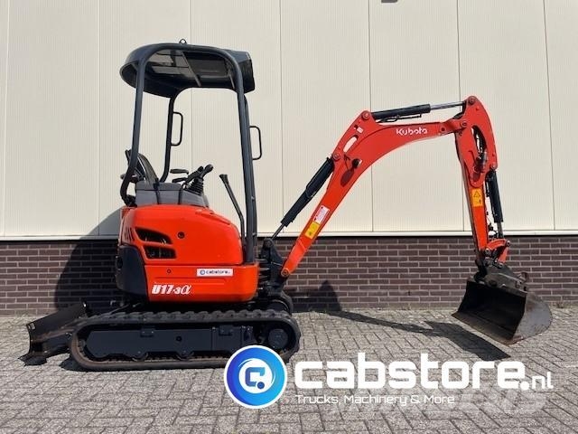 Kubota u17-3 - Midi excavator - Year of manufacture 2016 Міні-екскаватори < 7т
