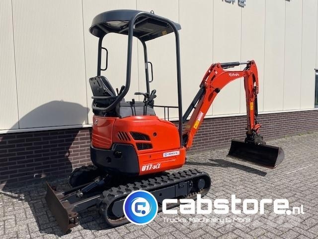 Kubota u17-3 - Midi excavator - Year of manufacture 2016 Міні-екскаватори < 7т