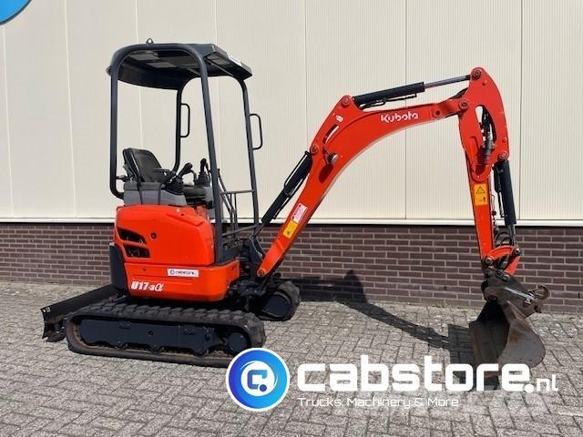Kubota u17-3 - Midi excavator - Year of manufacture 2016 Міні-екскаватори < 7т