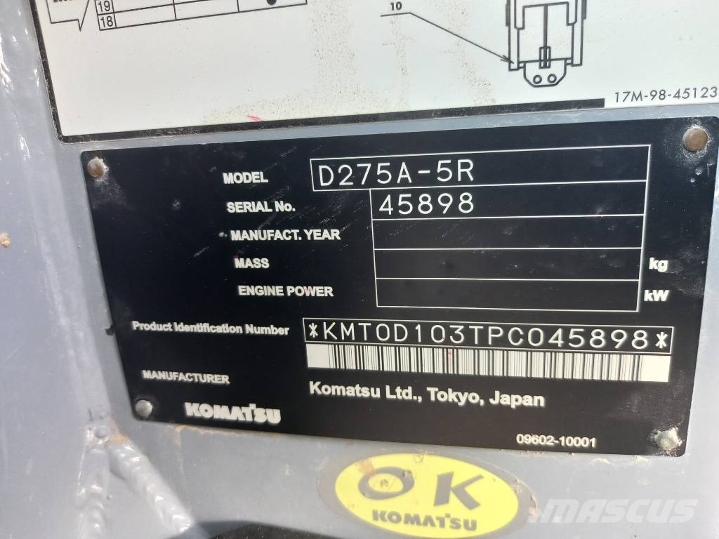 Komatsu D275A-5R (EXW - Abu Dhabi) Buldožeri gusjeničari
