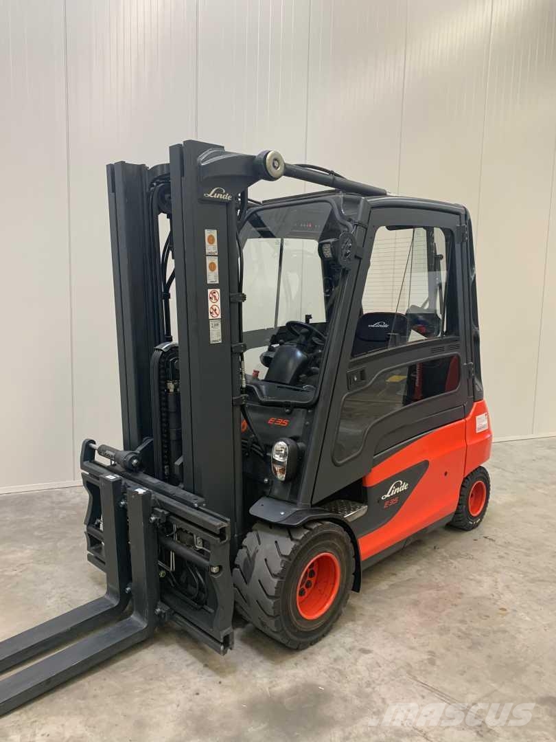 Linde E35L شاحنات ذات رافعات شوكية تعمل بالكهرباء