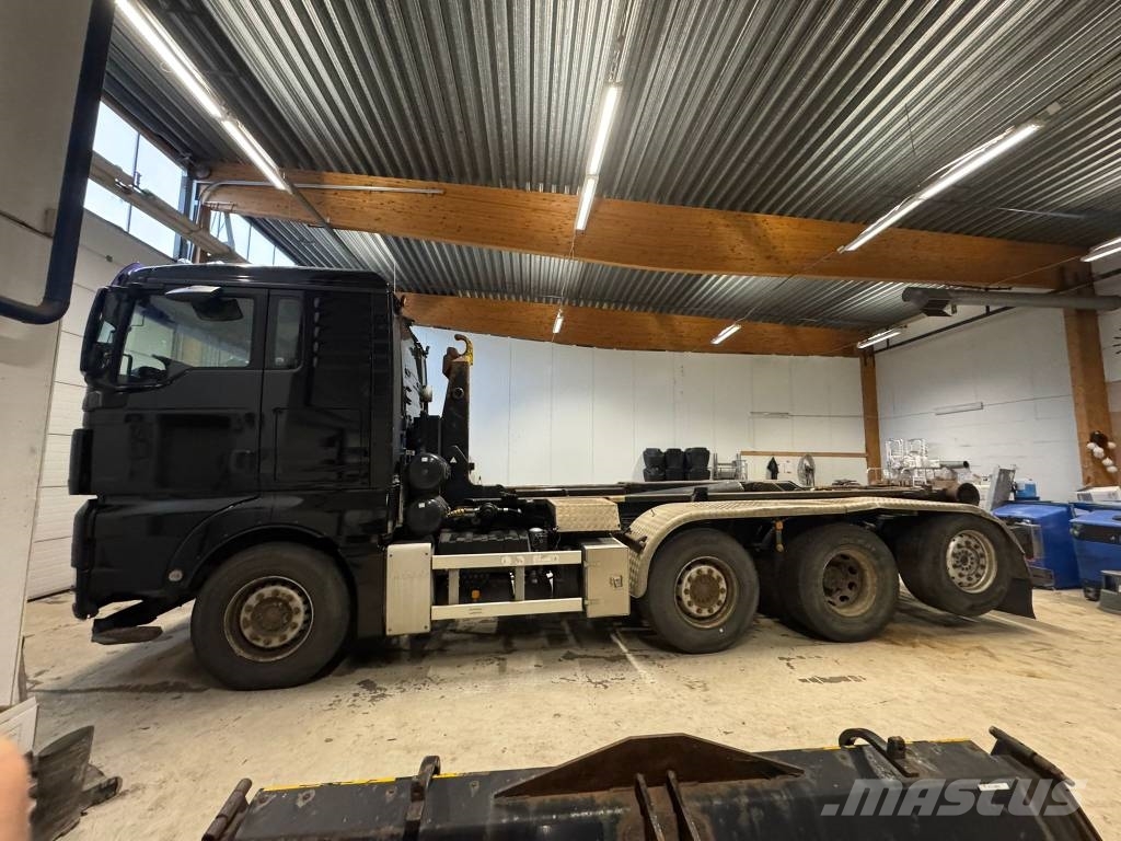 MAN TGX 35.540 훅 리프트 트럭