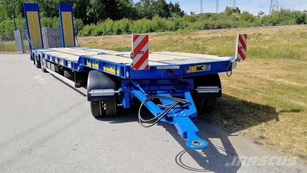 NC 4-axlad Maskinsläp 38T Niski utovarivači