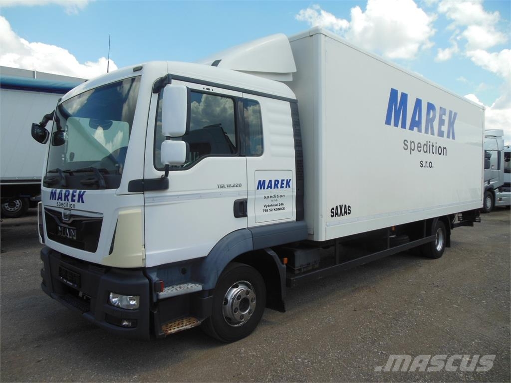 MAN TGL 12.220 BL, Spací kabina, D-hollandia 1500 Camiones caja cerrada