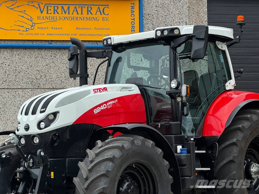 Steyr Absolut 6240 CVT, Frontlinkage, GPS - RTK, 2022!! Traktorit