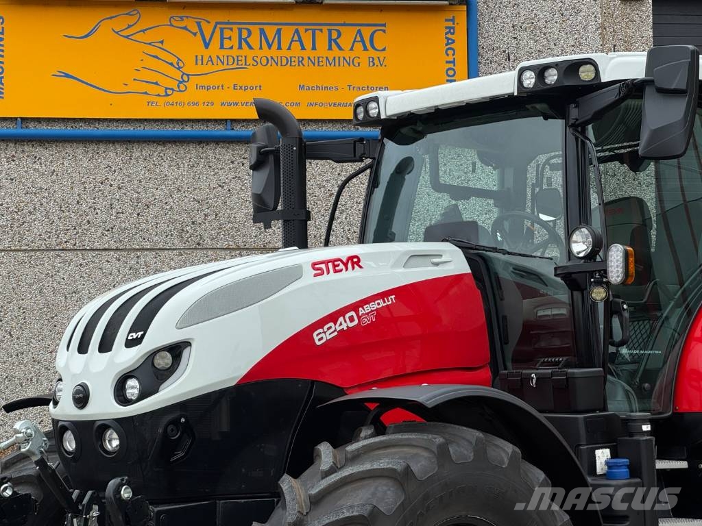 Steyr Absolut 6240 CVT, Frontlinkage, GPS - RTK, 2022!! Traktorit