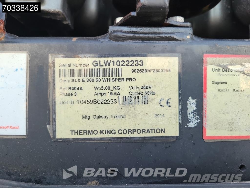 Heiwo HZO 39 3 axles Tailgate 250x260cm Semi-remorci cu temperatura controlata
