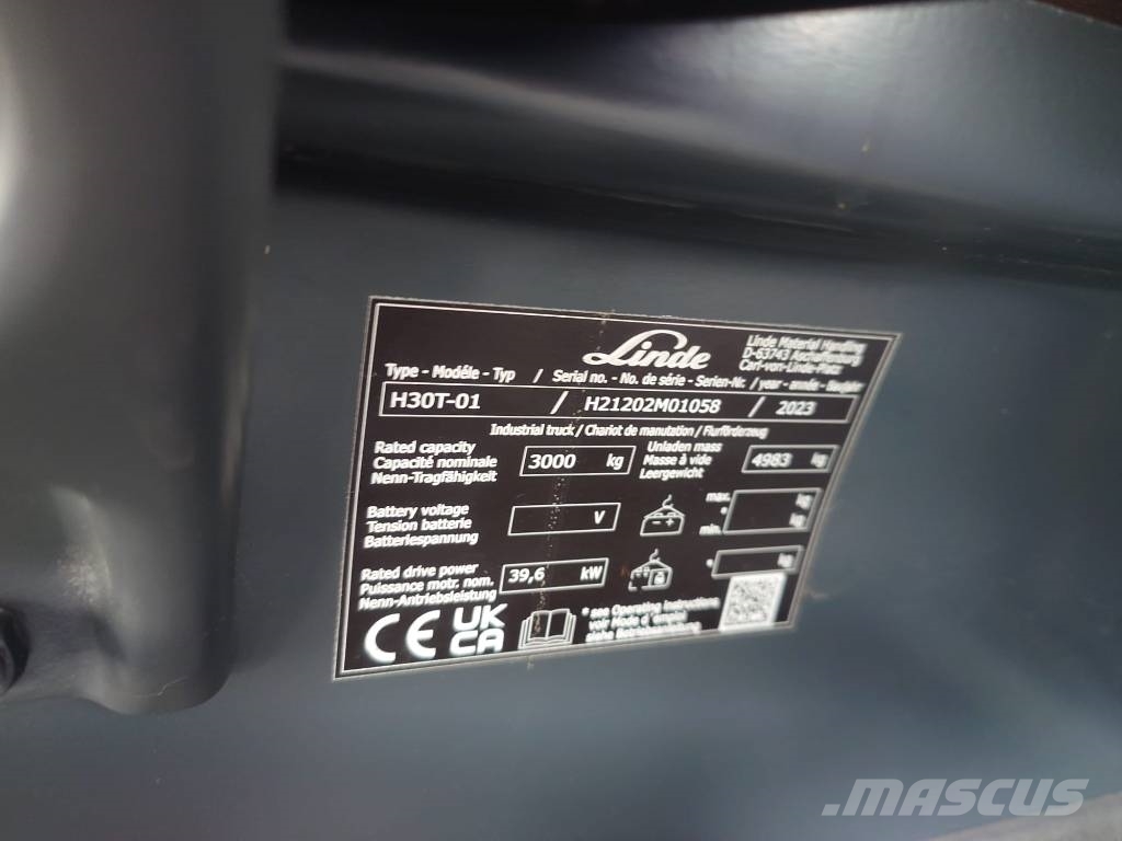 Linde H30T/1202 Container Cabin / Steer Control LPG'li forkliftler