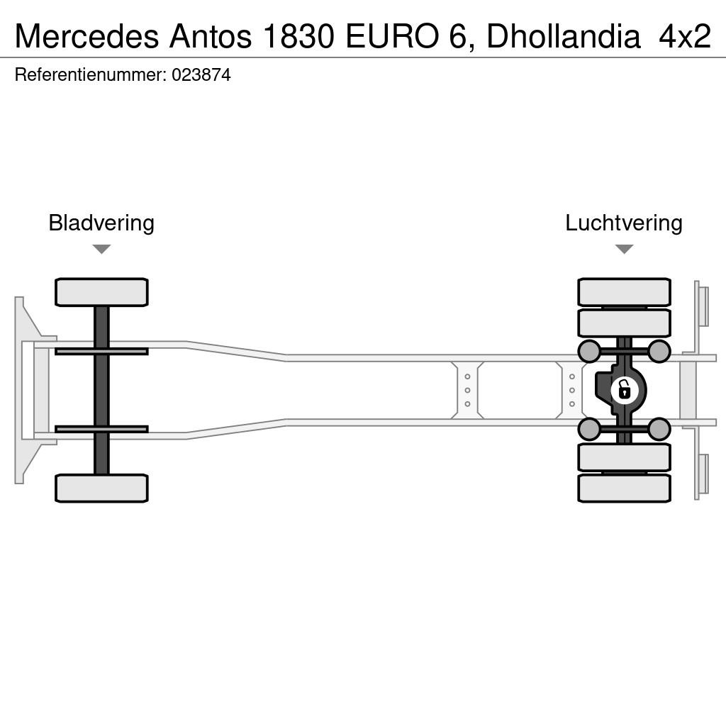 Mercedes-Benz Antos 1830 EURO 6, Dhollandia Camiones con caja de remolque