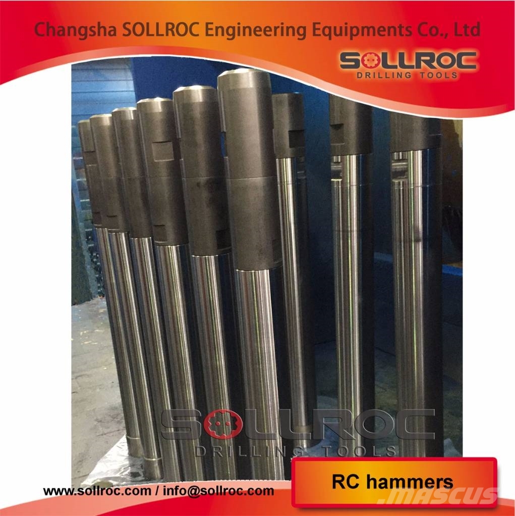 Sollroc RC hammers, RC bits and RC drill pipes Комплектуючі і запасні частини для бурових установок