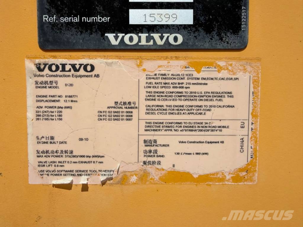 Volvo L180F Chargeuse sur pneus