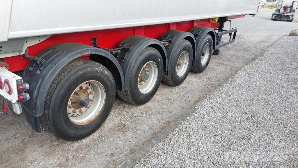 Langendorf 4 akslet 36 m3 tiptrailer Tipper semi-trailers