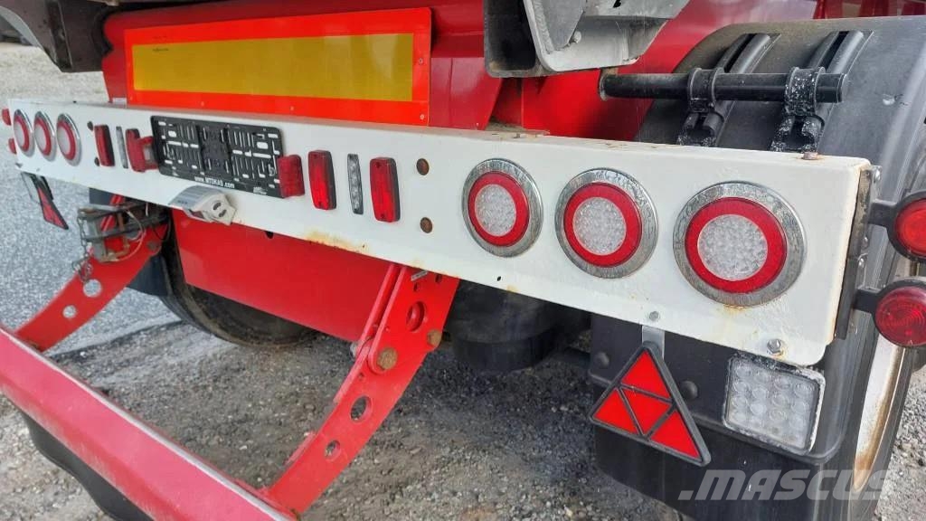 Langendorf 4 akslet 36 m3 tiptrailer Tipper semi-trailers