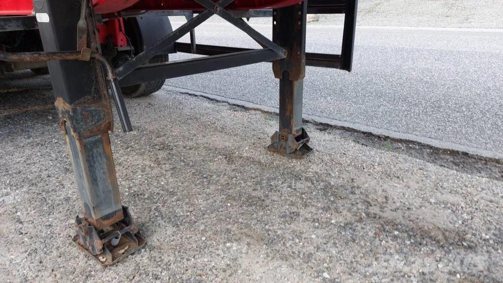 Langendorf 4 akslet 36 m3 tiptrailer Tipper semi-trailers