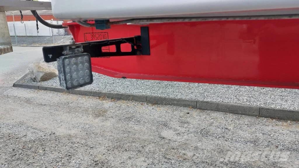 Langendorf 4 akslet 36 m3 tiptrailer Tipper semi-trailers