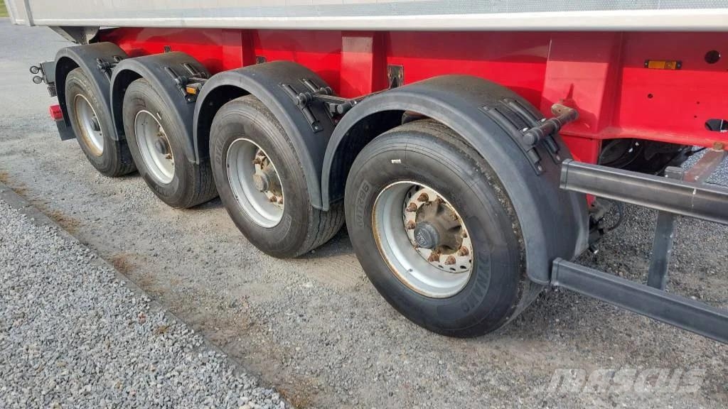 Langendorf 4 akslet 36 m3 tiptrailer Tipper semi-trailers