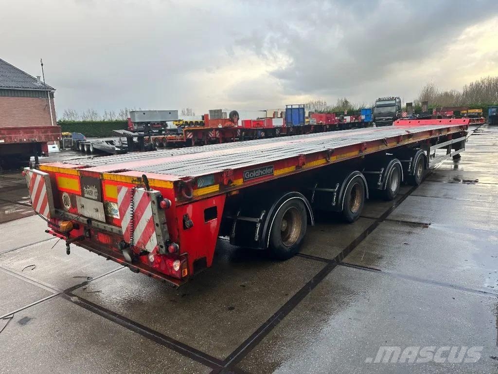 Goldhofer 4 AXLE STEERING - TRIPPLE EXTENDABLE - TOTAL 51 M Low loader-semi-trailers