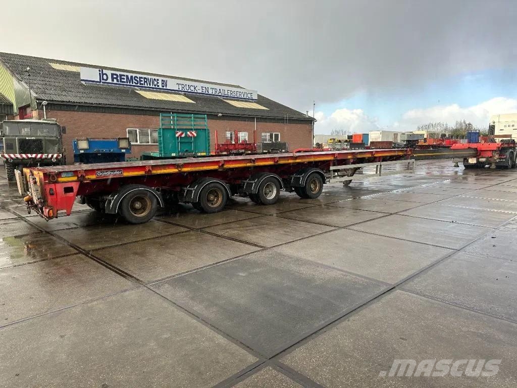 Goldhofer 4 AXLE STEERING - TRIPPLE EXTENDABLE - TOTAL 51 M Low loader-semi-trailers