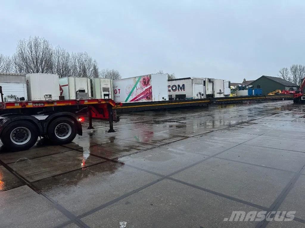Goldhofer 4 AXLE STEERING - TRIPPLE EXTENDABLE - TOTAL 51 M Low loader-semi-trailers