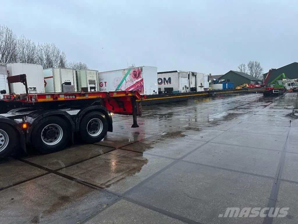 Goldhofer 4 AXLE STEERING - TRIPPLE EXTENDABLE - TOTAL 51 M Low loader-semi-trailers