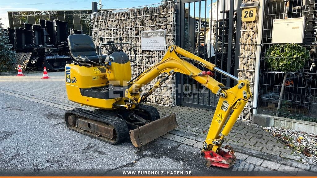 Komatsu Minibagger PC09, Schnellwechsler MS01, Knickmatick Εκσκαφάκι (διαβολάκι) < 7t