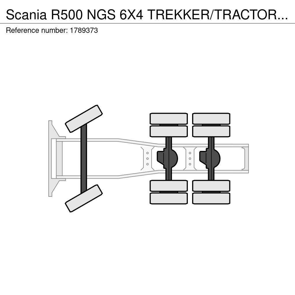 Scania R500 NGS 6X4 TREKKER/TRACTOR/SZM EURO 6 Тягачі