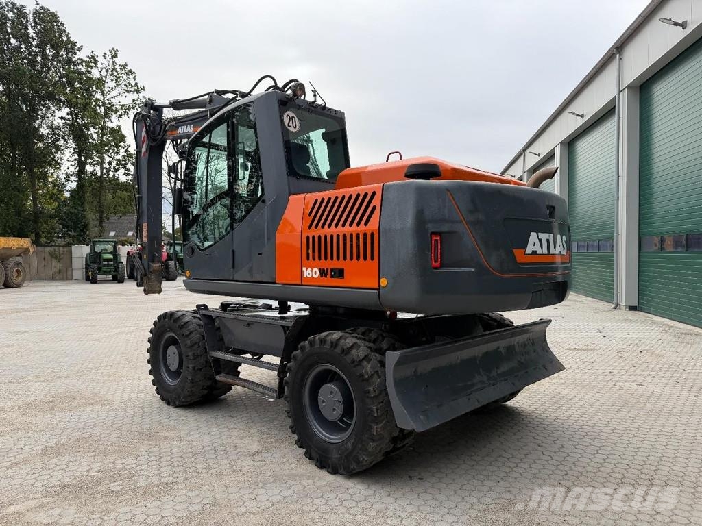 Atlas 160 W Gravemaskiner på hjul