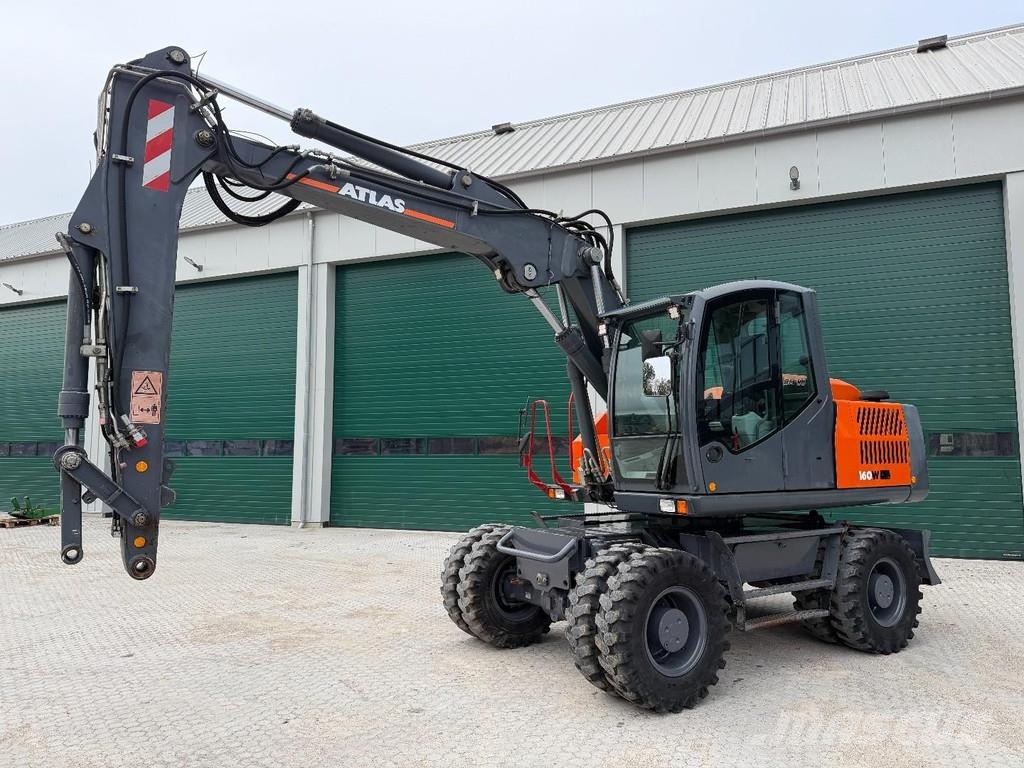 Atlas 160 W Gravemaskiner på hjul