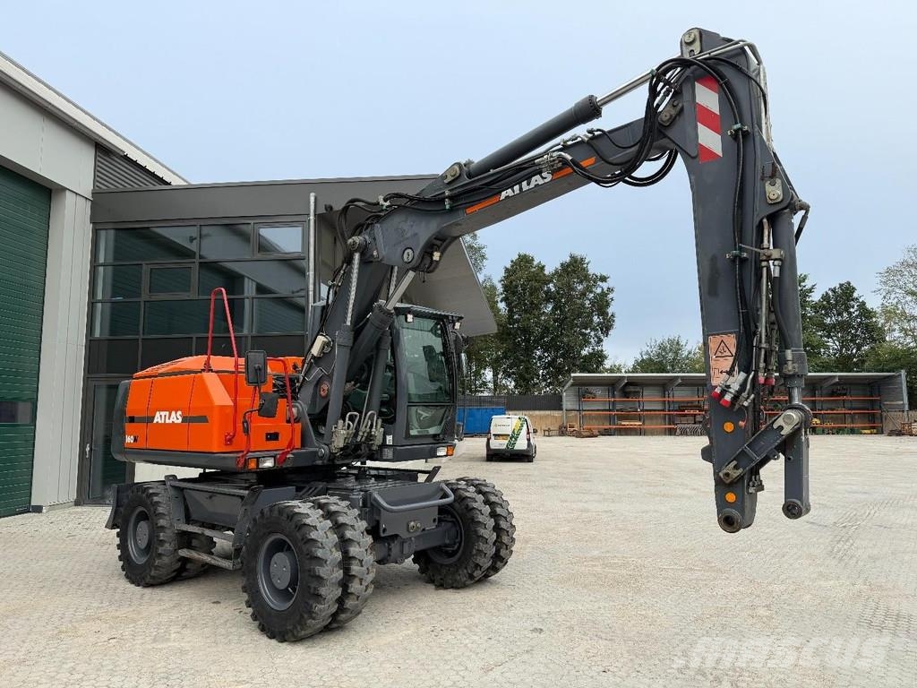 Atlas 160 W Gravemaskiner på hjul
