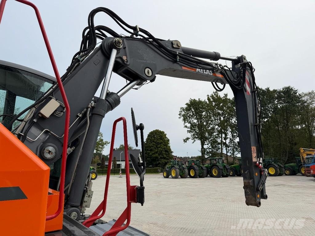 Atlas 160 W Gravemaskiner på hjul