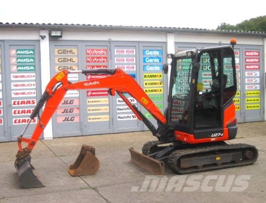Kubota U27-4 Minigraafmachines < 7t