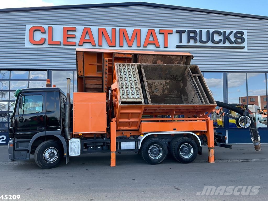 Mercedes-Benz Actros 3336 6x4 Euro 3 RSP Saugbagger 7m³ Paine-/imuautot