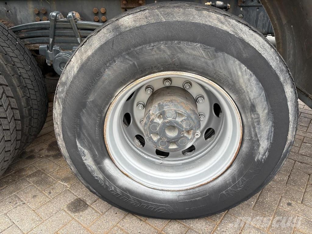 Scania P 410 + FASSI F 165 - 2X EXT. + 8X4 + HOOK ARM SYS Grúas todo terreno