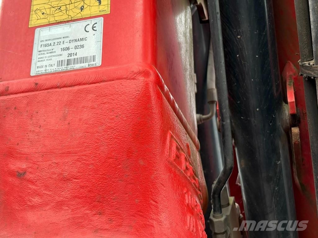 Scania P 410 + FASSI F 165 - 2X EXT. + 8X4 + HOOK ARM SYS Grúas todo terreno