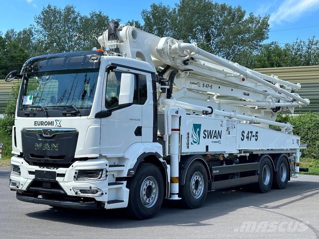 MAN TGS 41.520 SWAN TSP 47-5 160RZ ( 47m ) Bombas de concreto