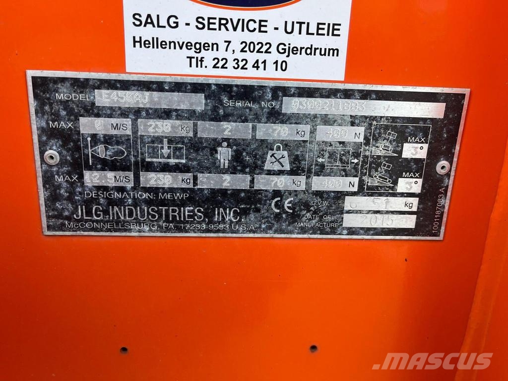 JLG E450 AJ Zglobne podizne platforme